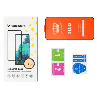 5. Wozinsky Full Glue Tempered Glass Tempered Glass for TCL 20 SE 9H Full Screen with Black Frame
