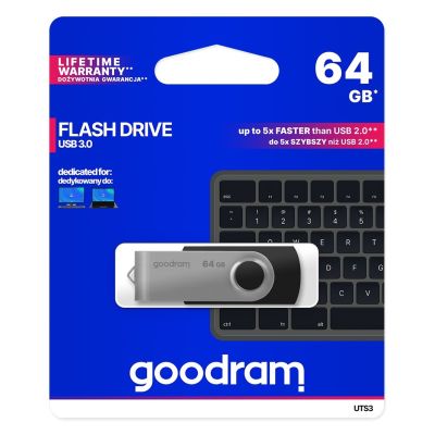 5. GoodRam Twister UTS3-0640K0R11 pendrive (64GB; USB 3.0; black)