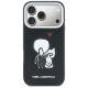 3. Karl Lagerfeld Karl & Choupette Back Logo MagSafe Case for iPhone 17 Pro Max - Black