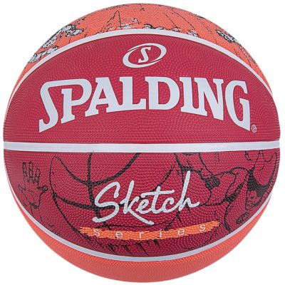 3. BASKETBALL SPALDING SKETCH JUMP SIZE 7 RED ORANGE