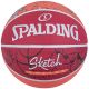 3. BASKETBALL SPALDING SKETCH JUMP SIZE 7 RED ORANGE
