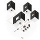 5. Lindy 38174 AV Extender AV Transmitter and Receiver Black