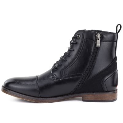 3. Men's high ankle boots, uninsulated, black, Vanhorn WN32309