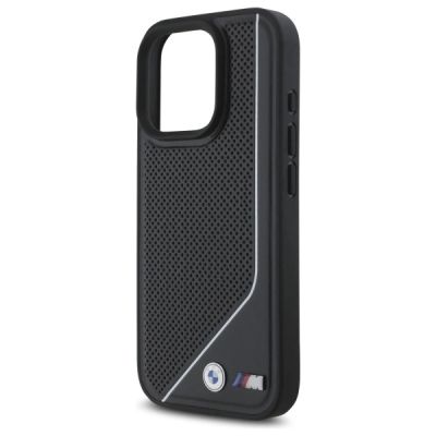 6. BMW M Perforated Twisted Line MagSafe case for iPhone 16 Pro - black