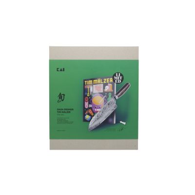 Kai Europe Shun Premier TDM-W23 Tim Mälzer Santoku Knife + Cookbook