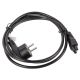 4. LANBERG LAPTOP POWER CABLE CEE 7/7 -> C5, 1.8M (MIKI/CLOVER)