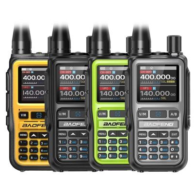 4. Baofeng UV-5R EU MINI USB-C Bluetooth VHF UHF Air Band Radio Orange (15cm antenna)