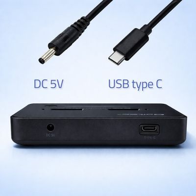 9. Qoltec M.2 NVMe SSD Docking Station | PCIe | USB-C | 20Gb/s | DUAL 2 x 8TB | Offline Cloning