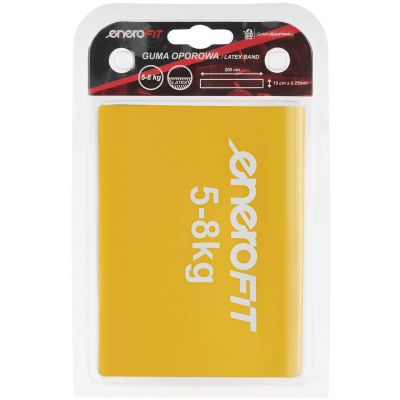 9. TRAINING TAPE FOR PILATES EXERCISES 2000x150x0.25MM 5-8KG YELLOW