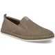 Men's brown leather moccasins, openwork, comfortable, Rieker B5286-25