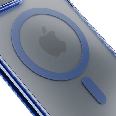 5. 3mk Frosty MagCase for Apple iPhone 16E - Blue