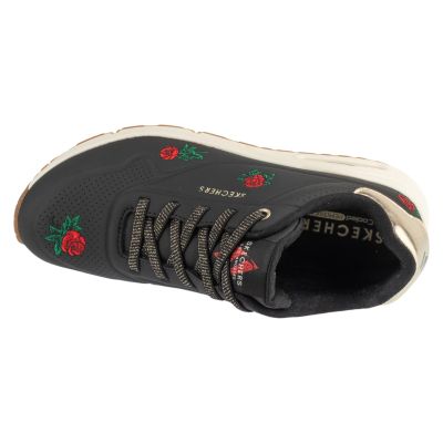 3. Skechers Uno – Champagne and Roses 177862-BKRD Black 36