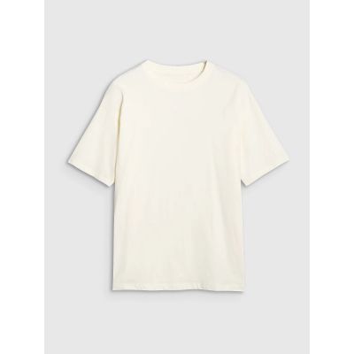 5. Women's oversize plain T-shirt 4F 4FRSS25TTSHF2694-11S