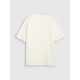 5. Women's oversize plain T-shirt 4F 4FRSS25TTSHF2694-11S