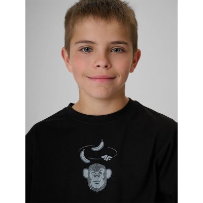 3. Boy's loose T-shirt with print 4FJRSS26TTSHM4276-20S