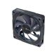 6. Computer case with a set of 3 12 cm black fans
