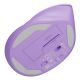 8. NATEC CRAKE 2 VERTICAL MOUSE WIRELESS 2400DPI BLUETOOTH 5.2 + 2.4GHZ PURE LAVENDER