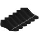 Skechers 6pk Core Lowcut Lg Socks S118209-BLK Black 35-38