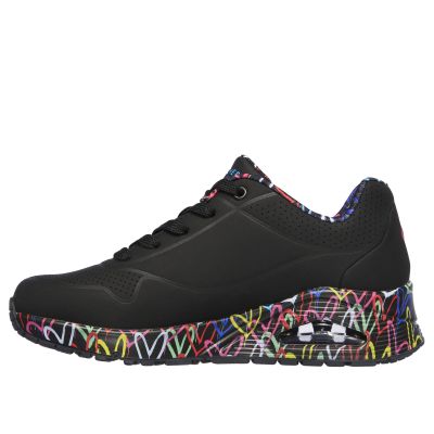 5. Skechers women's shoes UNO LOVING LOVE 155506 BBK