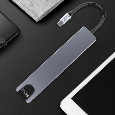 6. Inca ITPC-7T USB Type-C hubs and concentrators 1000 Mbit/s Aluminum