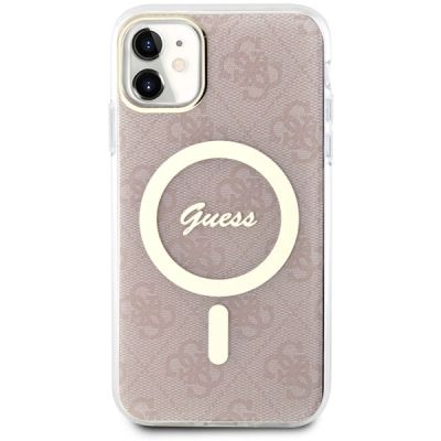 3. Guess GUHMN61H4STP iPhone 11 6.1" pink/pink hardcase 4G MagSafe