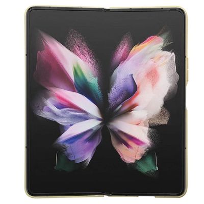 6. Guess Glitter Script case for Samsung Galaxy Z Fold 5 - gold