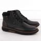 Men’s Black Waterproof Leather Boots with Warm Lining Rieker B3343-00