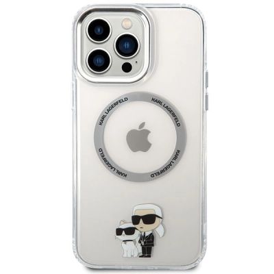 3. Karl Lagerfeld KKLHMP13XHNKCIT iPhone 13 Pro Max 6.7" hardcase transparent Iconic Karl&Choupette Magsafe