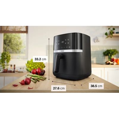 12. Bosch Air Fryer MAFS2462B fat-free fryer (2000W; 6.1l)