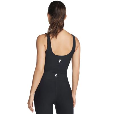 3. Skechers Go Flex Rib Longline Bra BR1-BLK Black L
