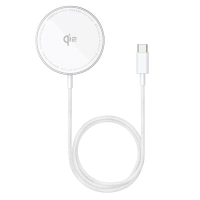 Baseus Simple Mini4 Air Qi2 15W Magnetic Wireless Charger - Silver