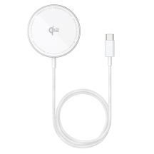 Baseus Simple Mini4 Air Qi2 15W Magnetic Wireless Charger - Silver