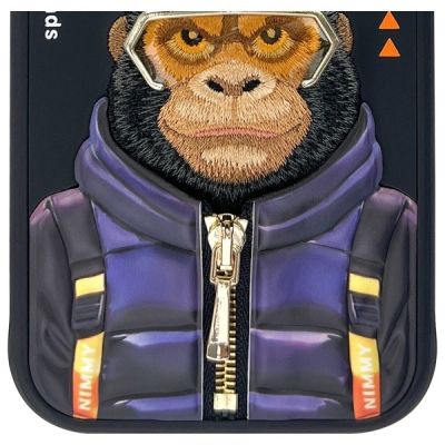 11. Nimmy Cool&Cute 2.0 Monkey case for iPhone 15 - black