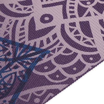 4. Gaiam Purple Lattice Yoga Mat 4 mm 64747