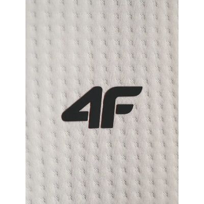 7. Men's regular training sweatshirt made of structured knit fabric 4F 4FWAW26TFSWM0891-11S