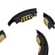 16. HHM13 NEW HULA HOP BLACK/GOLD WITH MAGNETS AND WEIGHT + HMS COUNTER