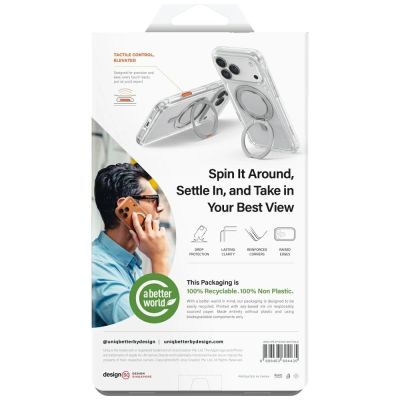 7. Uniq Swivix Rotating Kickstand 360 Case for iPhone 17 Pro - Gold