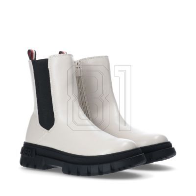 6. Tommy Hilfiger Bootie Ivory ankle boots T3A5-33058-1355101-101