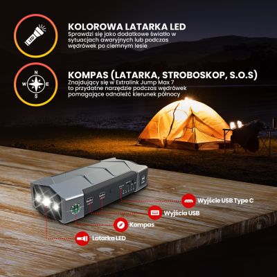 33. Extralink Jump Starter Max 7 Powerbank