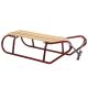 METAL SLEDGE FOR 2 PEOPLE, BURGUNDY