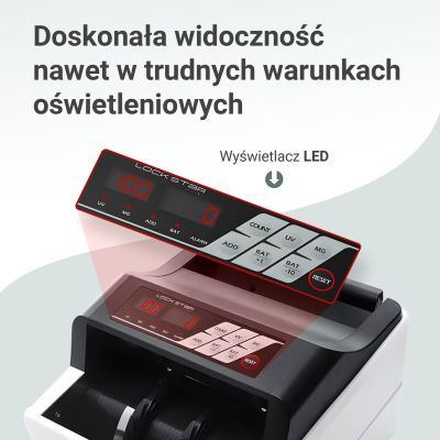 6. Extralink LockStar MG X-300 | Professional banknote counter | UV, IR