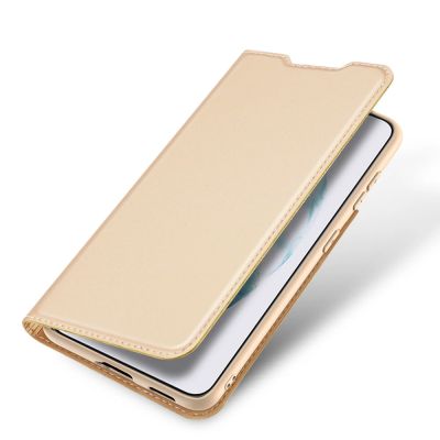 4. Dux Ducis Skin Pro Holster Cover Flip Cover for Samsung Galaxy S22 + (S22 Plus) gold