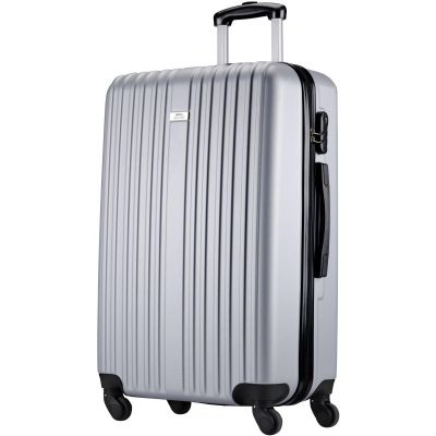 11. SET OF 2 SUITCASE 18 AND 26 INCHES SLAZENGER SILVER
