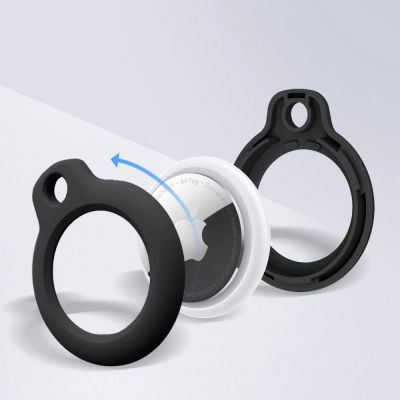 5. Tech-Protect Rough 2-pack case for Apple AirTag - black