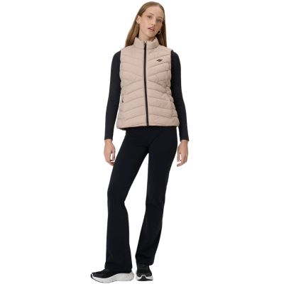 8. Women's vest 4F F347 beige 4FWSS26TVJAF347 83S