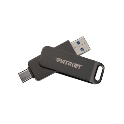 4. Patriot Rage R550 64GB Dual USB A+C, Alu, 100MBs