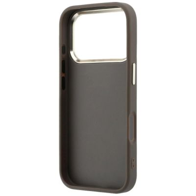 7. Guess 4G & Big Strass Logo Case for iPhone 18 Pro / 17 Pro - Brown