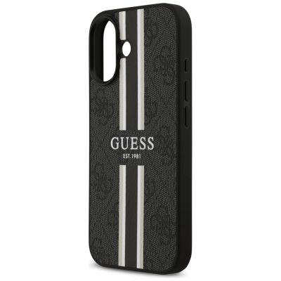 6. Guess 4G Printed Stripes MagSafe case for iPhone 17 - black