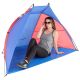 11. BEACH SHELTER SUN 200x120x120cm BLUE-RED ENERO CAMP