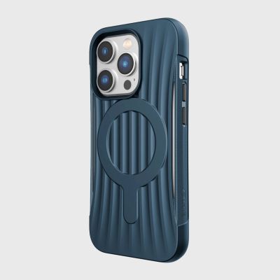 7. Raptic X-Doria Clutch Case iPhone 14 Pro with MagSafe back cover blue